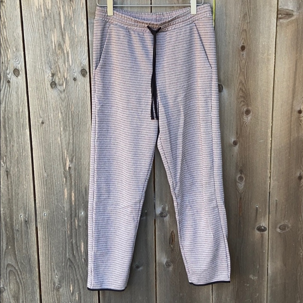 2 Piece Zara Basic Plaid Pants and Shirt Set